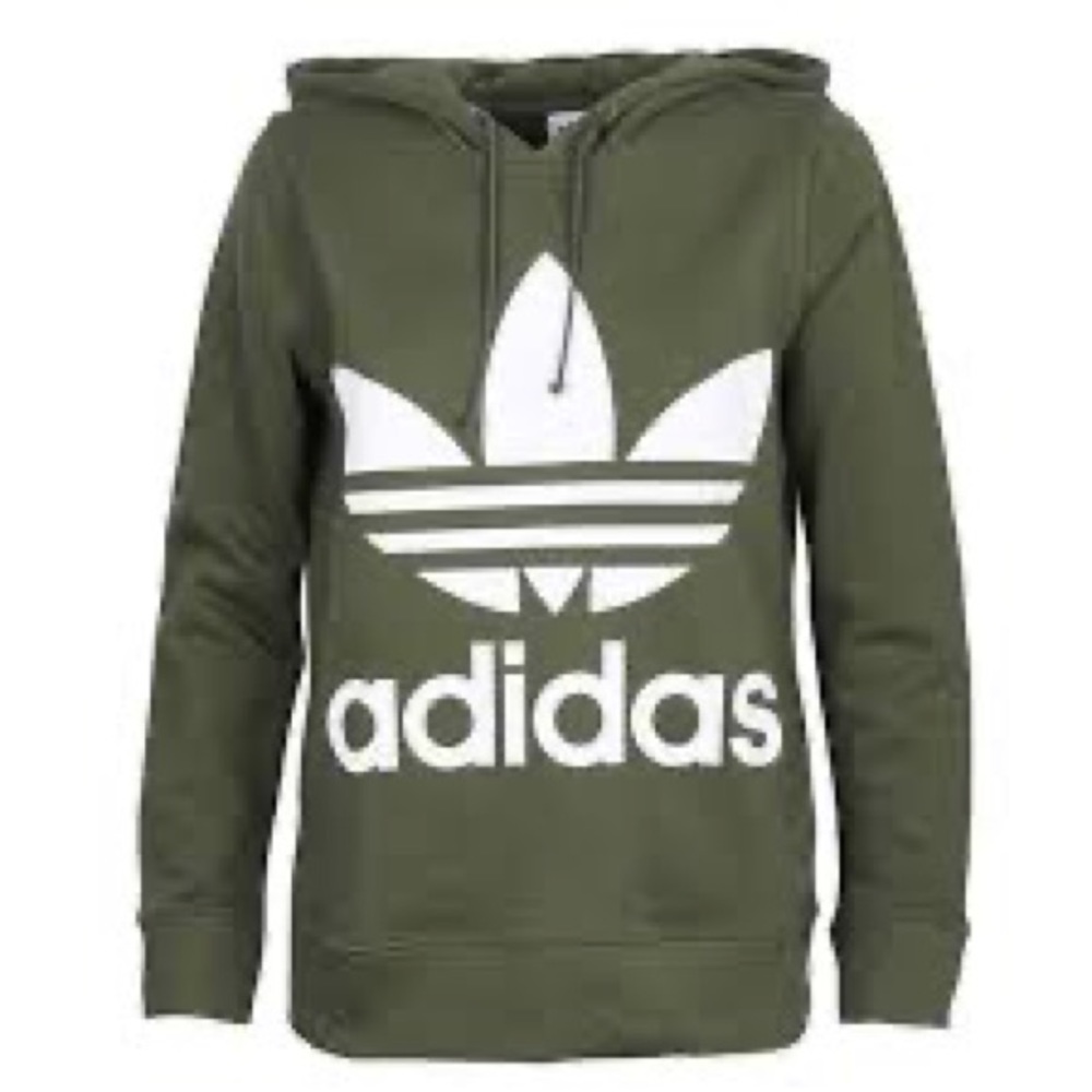 ADIDAS Originals Trefoil Hoodie Olive Green